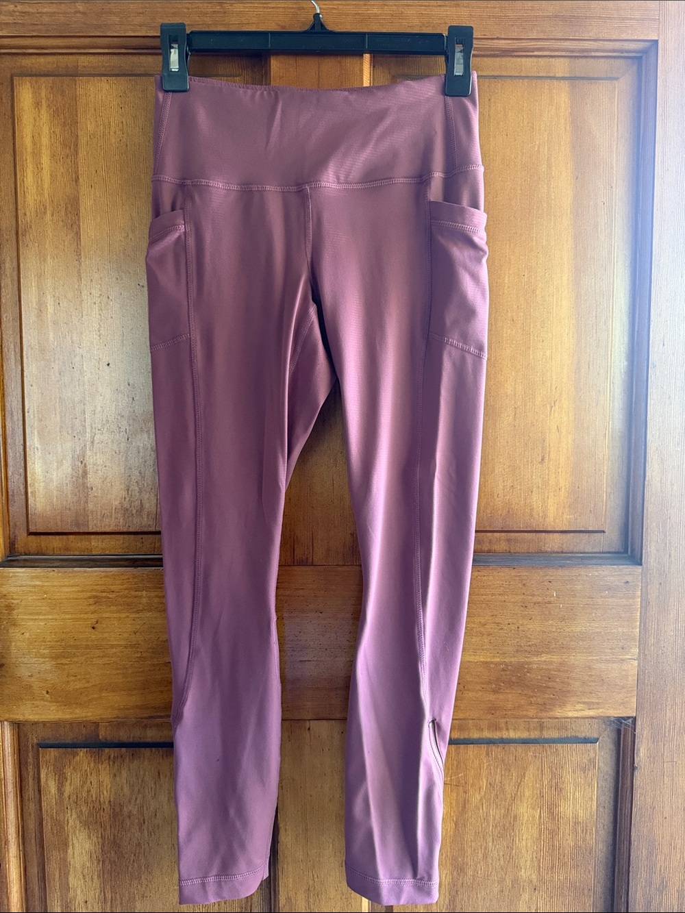 High-Waist Active Leggings in Mauve